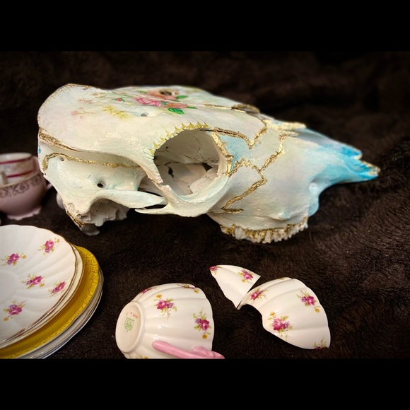 Custom Painted Skull - Picture 4 of 5